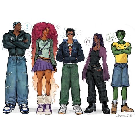 titans casual outfits 🔥 which is your favorite? (extras on the last slide!) #ootd #teentitans #teentitansgo #robin #starfire #cyborg… | Instagram Teen Titans Go Characters, Robin Starfire, Original Teen Titans, Hiro Big Hero 6, Teen Titans Fanart, Teen Titan, Univers Dc, Black Cartoon Characters, Dc Comics Artwork