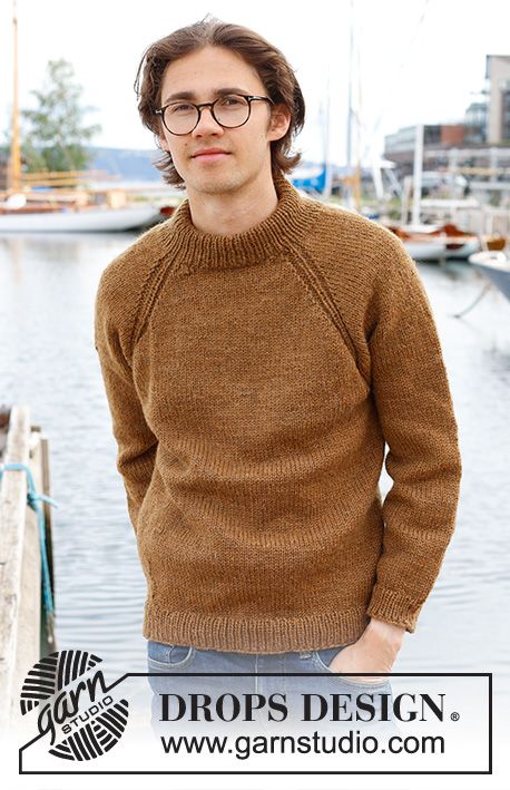 Spice Market / DROPS 233-10 - Free knitting patterns by DROPS Design Mens Sweater Pattern, Mens Knit Sweater Pattern, Spice Market, Mens Knit Sweater, Knitting Patterns Free Sweater, Jumper Knitting Pattern, Cardigan Design, Mens Sweater, Knit Men