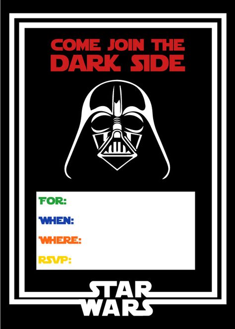 Star Wars Party Invitation Free Printable | birthday ideas for boys Star Wars Invitations Free, Star Wars Party Printables, Star Wars Printables, Boy Party Invitations, Star Wars Invitations, Printable Star, Star Wars Diy, Star Wars Birthday Party, Birthday Star