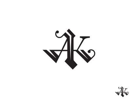 AK  Logo Design Inspirationen. Benötigst Du ein Logo für Deine Firma oder ein Redesign? Wir helfen Dir weiter. http://www.swisswebwork.ch/ Rose Wine Label, Black And White Inspiration, Ak Logo, Creative Photography Logo, Calligraphy Quotes Doodles, Best Logos, Gold Design Background, White Inspiration, Logo Design Inspiration Creative