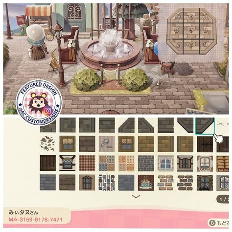 Animal Crossing Codes Designs on Instagram: “These collection of medieval inspired pattern are nothing but amazing! Consume this! Designs by mi_a2mori on twitter ✨Check out our shop…” Acnh Qr Codes, Animal Crossing Codes, Ac New Leaf, Animal Crossing Guide, Acnh Codes, Path Design, Animal Crossing Characters, City Folk, Animal Crossing Villagers