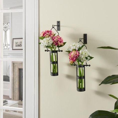 Frame A Door, Hanging Wall Vase, Wall Flower Vases, Wall Mounted Vase, Glass Cylinder Vases, Hanging Vases, Flower Vases Decoration, Rustic Rings, Decorative Vases