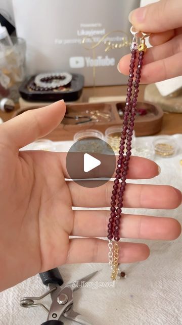 Likayjewel on Instagram: "Garnet bracelet ❤️✨#bracelets #braceletstacks #braceletlover #braceletoftheday #gemstonebracelet #handmadebracelet #garnetbracelet" Garnet Bracelet, Gemstone Bracelets, Bracelet Stack, Handmade Bracelets, Garnet, Bracelet, On Instagram, Instagram