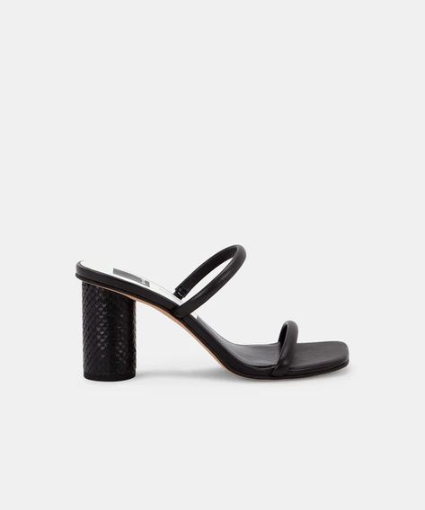 Dolce Vita Best Selling Shoes | Dolce Vita Official Site Dolce Vita Heels, Dance Parties, Onyx Colour, Wide Heels, Strappy Sandals Heels, Transitional Style, Chunky Heel, Strappy Sandals, Strap Heels