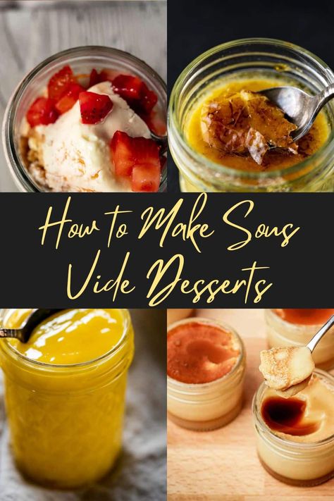 Sous Vide Cheesecake, Sous Vide Dessert, Cooking Desserts, Mango Dessert, Culinary Lavender, Sous Vide Recipes, Fine Dining Recipes, Bite Size Desserts, Sous Vide Cooking