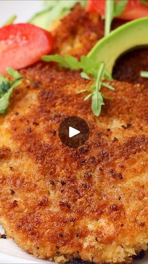 Crispy Chicken Schnitzel Recipe | Crispy Chicken Schnitzel Recipe | By The Mediterranean DishFacebook Chicken Snitchel Recipes, Chicken Snitchel, Crispy Chicken Schnitzel, Chicken Schnitzel Recipe, Schnitzel Recipe, Ww Dinner, Schnitzel Recipes, Chicken Schnitzel, The Mediterranean Dish