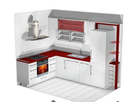 L-shaped kitchen (swap sink and stove) Modular Kitchen Design Small Spaces, Small L Shaped Kitchen, L Shaped Kitchen Cabinets, Small L Shaped Kitchens, Small Kitchen Design Layout, L Shaped Kitchen Designs, Kitchen Design Small Space, Kitchen Design Pictures, Shaped Kitchen