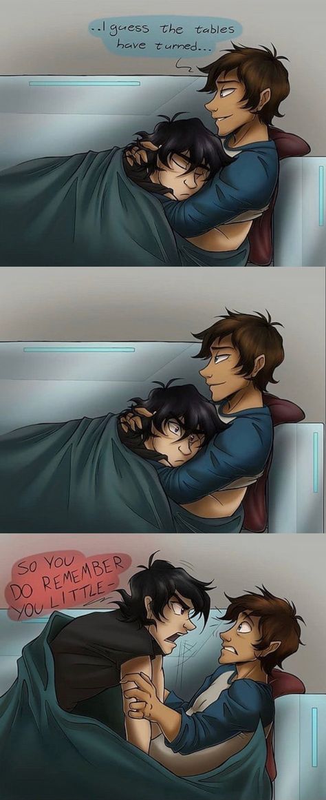 SOMEONE DREW THE THING!!!!!!! Voltron Keith And Lance, Klance Cute, Klance Voltron, Klance Fanart, Voltron Funny, Klance Comics, Voltron Comics, Form Voltron, Voltron Fanart