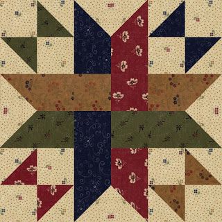 Kansas Troubles Quilters-Block #40 - Ribbon Star by Lynne Hagmeier Download instruction available... Block Quilt Ideas, Ribbon Star, Block Quilt, Barn Quilt Patterns, Quilt Care, Sampler Quilts, Star Quilt Blocks, Quilt Block Tutorial, Star Quilts