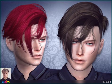 Messy shaved/mid length hair for your sims  Found in TSR Category 'Sims 4 Male Hairstyles' Cc Men, Sims 4 Hair Male, Alpha Cc, Cc Hair, Pelo Sims, Free Sims 4, Boy Hair, Sims 4 Cc Skin, Free Sims