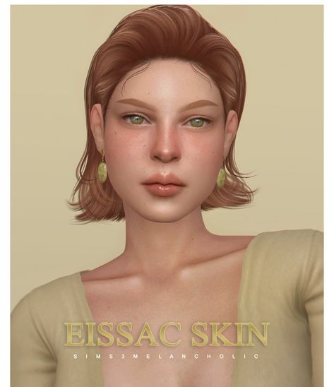 𝒆𝒊𝒔𝒔𝒂𝒄 𝒔𝒌𝒊𝒏 𝒃𝒚 𝒔𝒊𝒎𝒔3𝒎𝒆𝒍𝒂𝒏𝒄𝒉𝒐𝒍𝒊𝒄 Sims 4 Cc Skin Tones Realistic, Skin Overlay, Sims 4 Patreon, The Sims 4 Skin, Sims 4 Cc Skin, New Mods, Sims Hair, Sims 4 Cas, Sims 4 Cc Finds