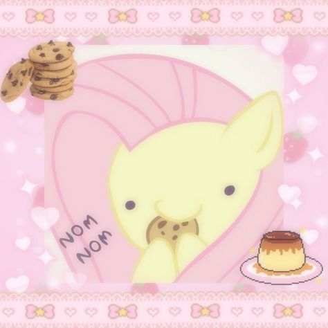 fluutershy pudding cookies my little pony cutecore kawaii kei Fun Games, Group Chat, Building