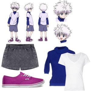 Killua Zoldyck Casual Cosplay Subtle Cosplay, Japanese Traditional Clothing, Hunter Outfit, Upcycle Clothes Diy, Art Outfits, Killua Zoldyck, Character Inspired Outfits, Fandom Fashion, Disney Bound Outfits