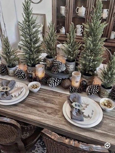 Fall Feast, Chirstmas Decor, Thanksgiving Table Decor, Christmas Dining Table, Diy Jul, Deco Table Noel, Christmas Dining Room, Intimate Dinner, Classy Christmas