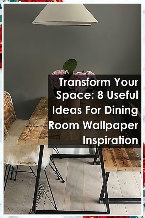 Discover how to elevate your dining area with stunning dining room wallpaper ideas! In "Transform Your Space: 8 Useful Ideas For Dining Room Wallpaper Inspiration," you'll find creative designs and tips to enhance your dining experience. From bold patterns to subtle textures, learn how to choose the perfect wallpaper that reflects your style and creates an inviting atmosphere for family gatherings and entertaining guests. Transform your space today! Wallpaper Dining Room Ideas, Wallpaper For Dining Room, Wallpaper Living Room Accent Wall, Room Wallpaper Designs, Stylish Dining Room, Dining Room Wallpaper, Wallpaper Inspiration, Useful Ideas, Dining Room Colors