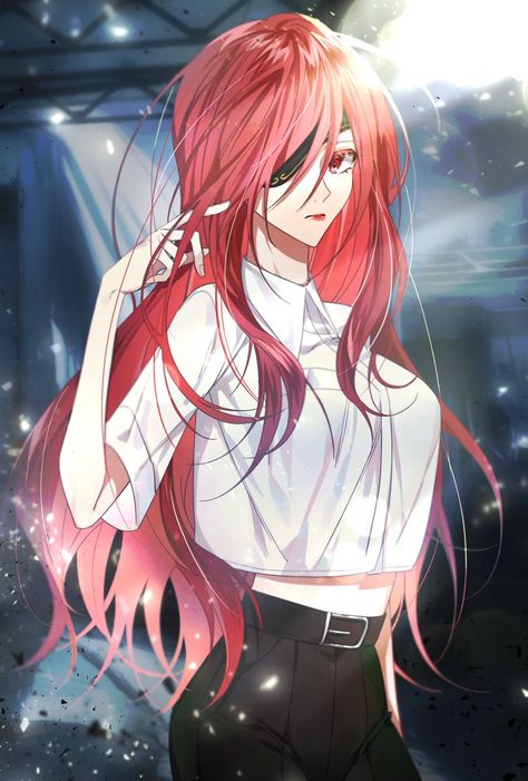 Hwa Ryun Fanart, Tower Of God Hwaryun, Hwa Ryun, Persona Anime, Tower Of God, Anime Cover Photo, Angel And Devil, Orange Hair, Anime Poses