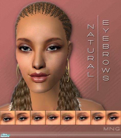 The Sims Resource - Natural Eyebrow Set Sims 2 Makeup, Sims 2 Hair, Pale Blonde, Natural Eyebrows, Electronic Art, The Sims Resource, Sims Resource, Sims 2, Just Girl Things