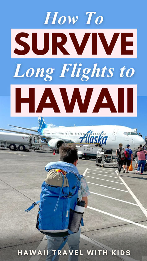 🌺✈️ Dreading that long flight to Hawaii with your kids? Don't worry! Our expert parenting pro shares essential tips to keep your little ones happy and entertained. From packing the perfect carry-on with snacks and games to timing sleep schedules with your flight, discover how to make air travel a breeze. Click to learn how to create a smooth flying experience that starts your vacation off right! Long Flights With Kids, Flights With Kids, Flight To Hawaii, Hawaii With Kids, Usa Vacation Destinations, Surviving Long Flights, Airplane Kids, Flying With Kids, Hawaii Travel Guide