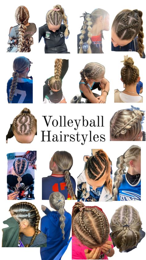 Fun hair and seems simple enough! Fun Hair, Sports Hairstyles, Volleyball Hairstyles, Volleyball, Cool Hairstyles, Hairstyles, Hair Styles, Hair