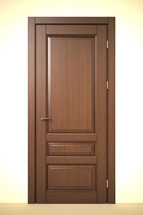 Normal Door Design, Wood Panel Door Design, Plain Door Design, Sagwan Wood Door Design, Solid Wood Door Design, Panel Door Design, Diy Interior Doors, Solid Wood Door, Flush Door Design