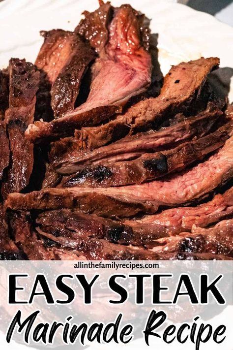 This easy skirt steak recipe is made with soy sauce, spices, oil, and citrus juices. It's the perfect dinner idea and makes your steak juicy and tender! If you don't have skirt steak, this steak marinade can also be used with flank steak. Recipe Skirt Steak, Skirt Steak Dinner, Steak Cooking Temperature, Skirt Steaks, Big Easy Recipes, Skirt Steak Recipe, Truffle Mashed Potatoes, Easy Steak Marinade Recipes, Skirt Steak Marinade