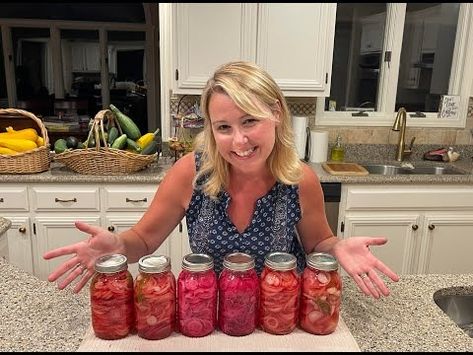 (6252) Preserving Our Garden Harvest | How to Water Bath Can Pickled Red Onions - Shelf Stable Food - YouTube Shelf Stable Food, Pickled Red Onion, Red Onion Recipes, Water Bath Canning, Garden Harvest, Pickled Red Onions, Onion Recipes, Red Onions, Red Onion