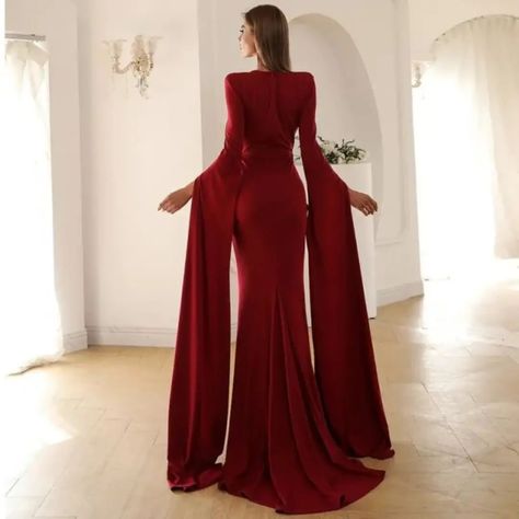 #vestige Baju Pengapit, Maxi Prom Dress, Split Sleeve, Evening Dresses With Sleeves, Elegant Maxi Dress, Maxi Dress Prom, Extra Long Sleeves, Maxi Dress Wedding, Bodycon Maxi Dresses