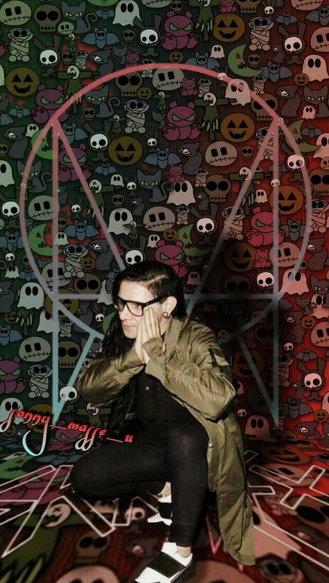 Skrillex ❤👽 Rasta Art, Sonny Moore, Rave Outfits Edm, House Mafia, Dj Art, Festival Rave Outfit, Swedish House Mafia, Electro Music, Ultra Music Festival