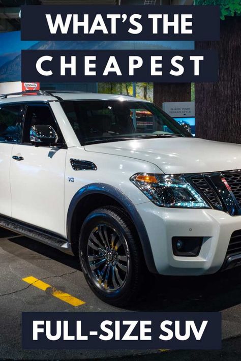 What’s The Cheapest Full Size SUV. Article by VEHQ.com #VEHQ #SUV Big Suv Vehicles, Best Suv For Family, Affordable Suv, 2024 Tips, Cheap Suv, Chevy Suv, Full Size Pickup Truck, Cute Teacup Puppies, Full Size Suv