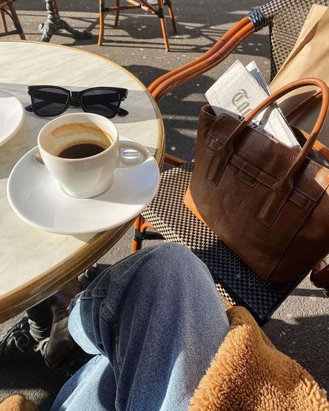 Nora Stephens, Coffee Today, Fresh Coffee, A Cup Of Coffee, Coffee And Books, Instagram Inspo, Coffee Love, Instagram Story Ideas, Louis Vuitton Bag Neverfull