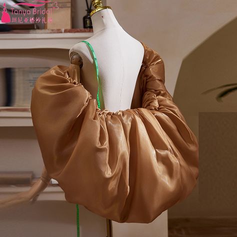 Brown Organza Puffy Short Cape With Sleeve Hold ,Women Fashion Bolero Jacket   ZJ344 - AliExpress 320 Evening Jackets, Bolero Jacket, Women Fashion, Cape, Better Living