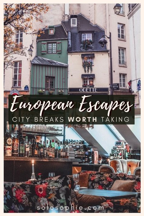 12 City Breaks in Europe Worth Taking Over a Long Weekend | solosophie Coastal escapes, weekend breaks, and city excursions, there is perhaps no other place in the world where such a variety of countries can be found just a quick plane ride away as there is to be discovered in Europe. Here are twelve city breaks in Europe you’ll want to take! Weekend In Europe, Europe City Breaks, Long Weekend Trip Ideas, Europe Weekend Trips, City Trips Europe, City Breaks Europe, Dream Holidays, Europe Honeymoon, Long Weekend Trips