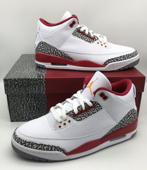 Nike Air Jordan 3 Retro Cardinal Red Cement CT8532-126 Size 12 100% Authentic Will ship immediately after the payment is clear.Serious buyers only!! Please buy with confidence. Cardinal Red 3s Outfit, Jordan 3 Cardinal Red Outfit, Air Jordan 3 Retro Outfit, Air Jordan 3 Cardinal Red, Cardinal Red 3s, Jordan 3 Red Cement, Jordan 3 Red, Jordan 3 Cardinal Red, Jordans 3