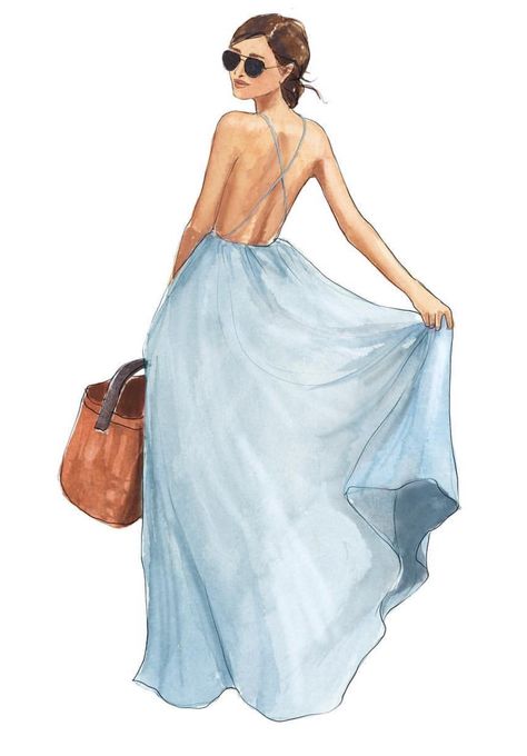 Pool aqua colour dress for summer Aqua Color Dress, Inslee Fariss, Calendar September, Silhouette Mode, Girl Figure, Graphisches Design, Fashion Illustration Sketches, Fashion Figures, Fashion Art Illustration