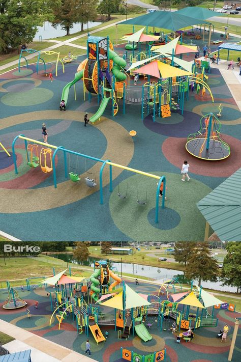 School Playground Design, Community Park Design, Modern Kids Room Design, Modern Playground, Playgrounds Architecture, Cool Playgrounds, Kids Restaurants, Modern Playroom, Commercial Playground Equipment