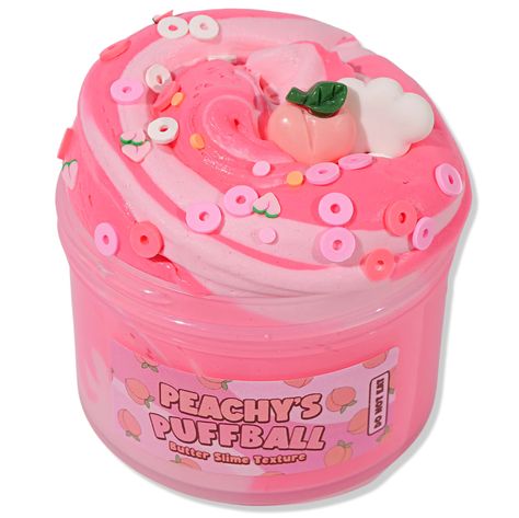 Peachybbs Slime, Preppy Slime, Peachybbies Slime, Aesthetic Slime, Slime Package, Slime Texture, Bubbly Slime, Pastel Edits, Slime Collection