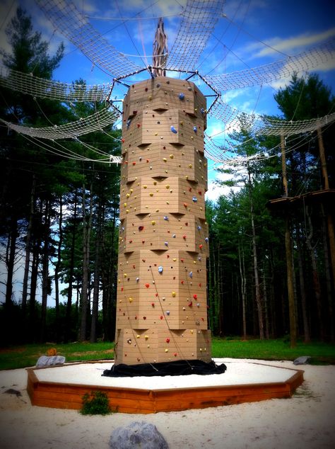 Playground Backyard Diy, Playgrounds Architecture, Kids Play Equipment, Bouldering Wall, Climbing Tower, Natural Swimming Ponds, Gym Setup, Ropes Course, Climbing Gym