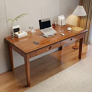 Simple Study Desk, Desk For Small Spaces, Desk Simple, Wood Writing, Desks For Small Spaces, Wood Writing Desk, Simple Desk, Home Office Desk, Office Desks