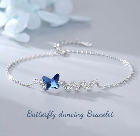 An elegant butterfly dancing charm bracelet that is stylish and minimalist.

RHODIUM PLATED 925 STERLING SILVER BRACELET

MATERIAL --> 925 Sterling Silver 

LENGTH OF THE BRACELET --> 16cm + 3cm Fruit Bracelet, Animal Bracelet, Crystal Butterfly, Cuff Jewelry, Butterfly Bracelet, Silver Butterfly, Rose Gold Bracelet, Valentines Jewelry, Cute Bracelets