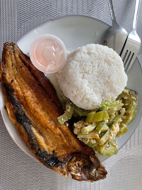 Daing na bangus + ampalaya with egg Ampalaya With Egg, Meal Of The Day, Recipe Of The Day, Egg, The Day, Rice, Meat, Quick Saves