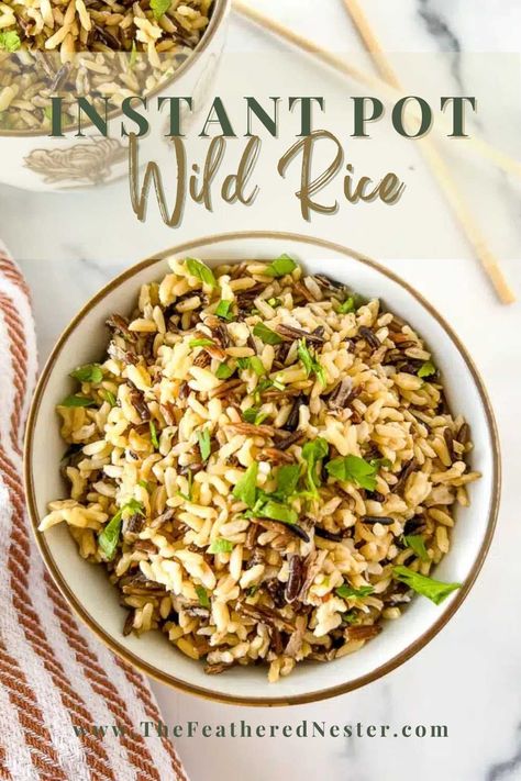 Instant Pot Wild Rice, Sweet Chili Shrimp, Wild Rice Recipes, Cooking Wild Rice, Rice Side, Rice Side Dishes, Easy Side Dish, Red Rice, How To Cook Rice