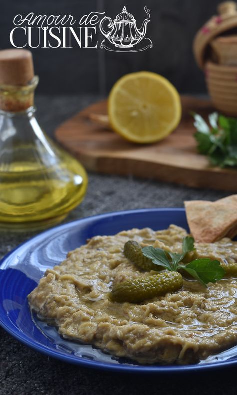 Baba Ghanouj - Crème d'aubergine et tahiné Baba Ganoush, Fourth Of July, Healthy Food, French Toast, Toast, Healthy Recipes