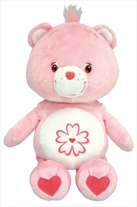 Cb Sweet Sakura Bear, Care Bears Characters, Bear Character, Soft Spoken, Pink Cherry Blossom, Pink Fur, Pink Cherry, Care Bear, Care Bears