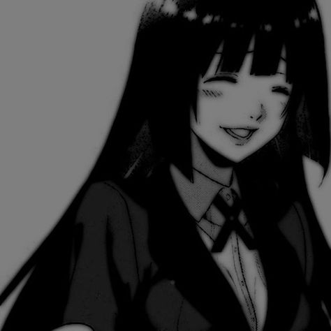 Yumeko Kakegurui, Jabami Yumeko, Yumeko Jabami, Dark Icons, Anime, Black