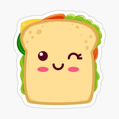 Cute Sandwich Drawing, Foodie Wallpapers, Sandwich Drawing, Sandwich Art, Drawing Classes For Kids, Mini Sandwiches, Coffee Illustration, Cute Food Drawings, School Food