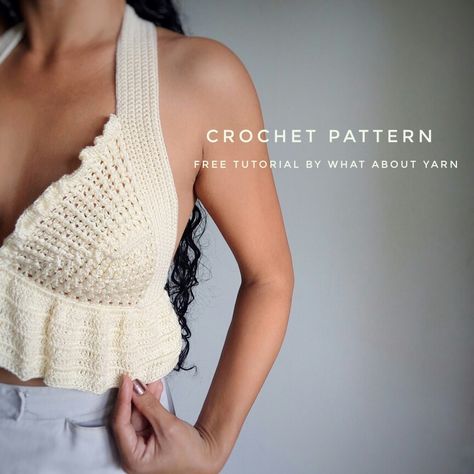 Crochet Beach Cover Up Pattern Free, Diy Crochet Top Pattern, Crochet Halter Top Pattern Free, Ravelry Crochet Patterns, Beach Coverup Pattern, Crochet Beach Cover Up, Diy Crochet Top, Crochet Patterns Free Beginner, Crochet Halter