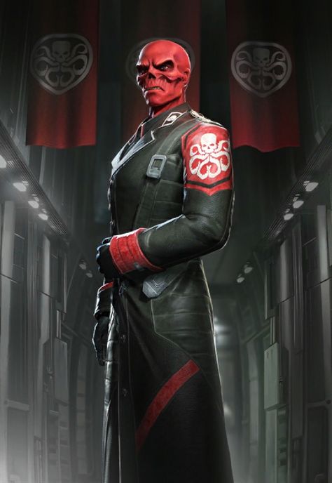 Red Skull Marvel, Daredevil Elektra, Hail Hydra, Comic Book Villains, Small Soldiers, Lady Sif, Marvel Villains, Red Skull, Men Model