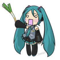 Hatchune Miku (With leek) Hachune Miku, Cosplay Miku, Hatsune Miku Project Diva, Sakura Miku, Miku Cosplay, Vocaloid Characters, Tv Tropes, Emu, Hatsune Miku