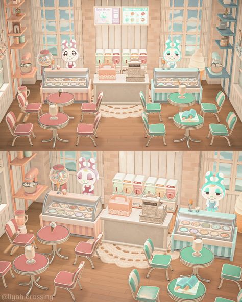 Kawaii Island, Animal Crossing Cats, Animal Crossing Designs, Pink Island, Animal Crossing Memes, Happy Home Designer, Animal Crossing Wild World, Island Theme, Animal Crossing Villagers