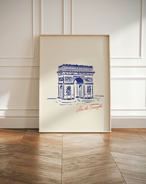 🇫🇷 If you are looking to add a touch of elegance and sophistication to your home decor, my Paris Wall Art is the perfect choice for you. This stunning print features the iconic Arc de Triomphe and captures the beauty of Parisian architecture. It is a high resolution print that will bring a touch of France into your living space. If you are interested with other city prints from my shop, you can check from the link below; https://www.etsy.com/uk/shop/LuvvyPrints?ref=seller-platform-mcnav§ion_id City Prints Wall Art, Paris Poster Art, Classy Prints, Parisian Prints, Parisian Wall Art, Architecture Parisienne, Paris Art Deco, Art Deco Travel Posters, Grand Palais Paris